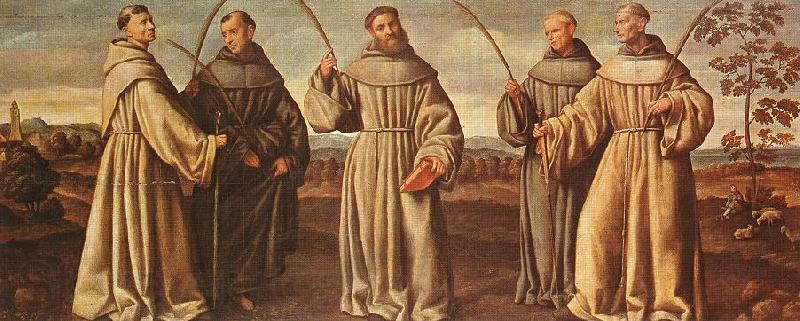 LICINIO, Bernardino Franciscan Martyrs sf Norge oil painting art